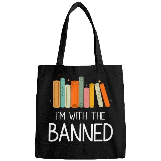 Book Fun Im With The Banned Books Week Librarian Groovy Book Bags