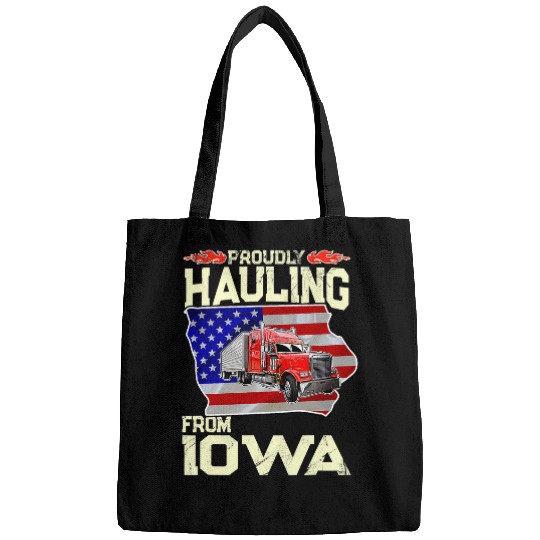 Truck Fun Proudly Hauling From Iowa Trucker Bags