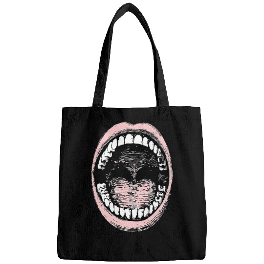 dentists Job Big Mouth Open Say Aaah dentists Perfect Gift Popular Design Bags