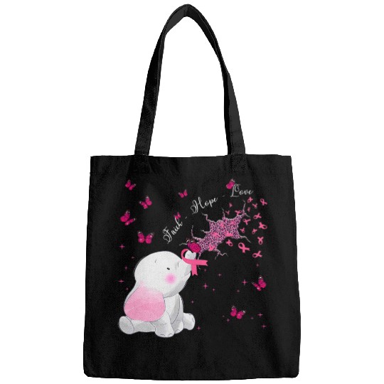 Elephant Mammal Elephant Butterfly Faith Hope Love Leopard Breast Bags