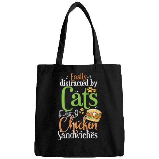 Chicken Pet Sandwich Cats and Chicken Burger Bags