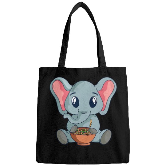 Elephant Mammal Eating Pho King Vietnamese Pho Noodle Soup Bags