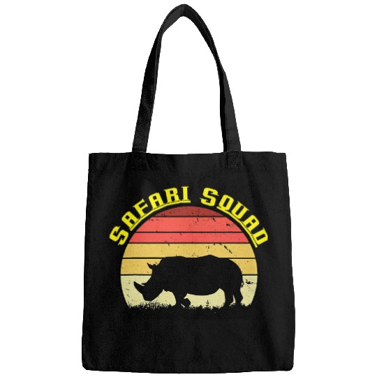 Rhino Pet Family Vacation Safari Squad Rhino Family Matching African Bags