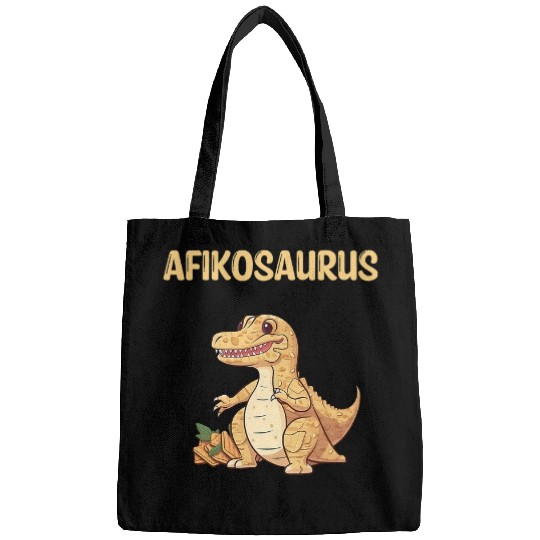 Dinosaur Pet Happy Passover Afikosaurus Hebrew Jewish Bags