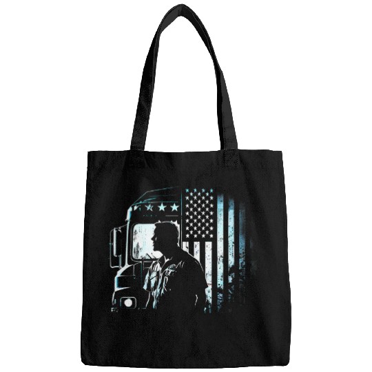 Truck Fun American Big Rigs Diesel Truck Driver 8 Bags