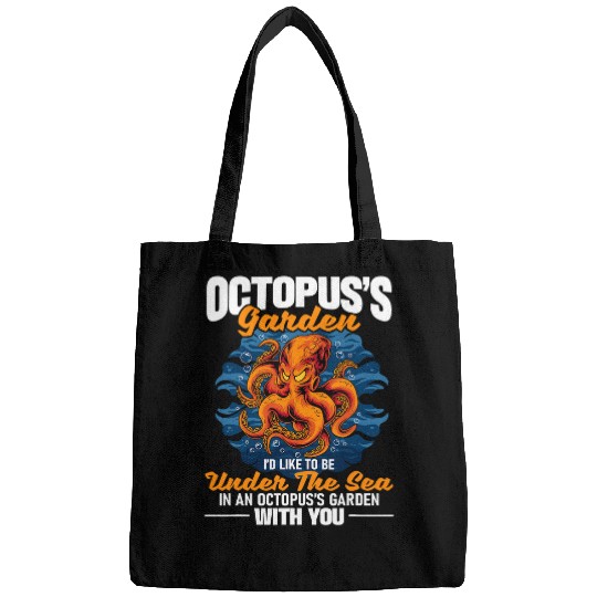 Octopus Pet Id Like To Be Under The Sea In An Octopuss Garden Diving Bags