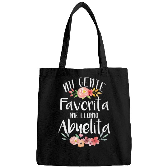 Llama Pet Mi Gente Favorita Me Llama Abuelita Spanish Granny Grandma Bags