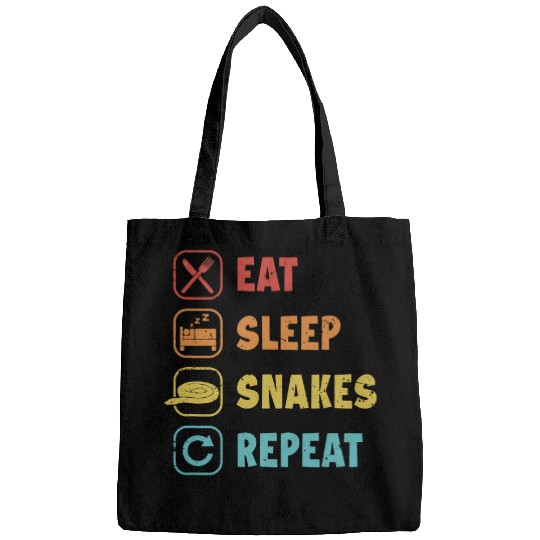 Python Pet Eat Sleep Snakes Repeat Pythonidae Banana Ball Python Bags