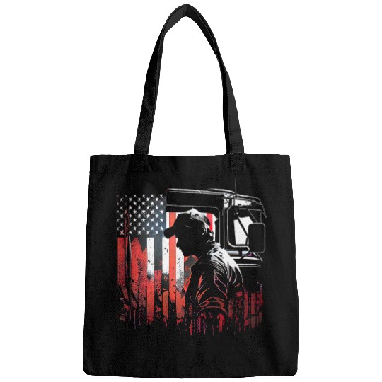 Truck Fun American Big Rigs Diesel Truck Driver Bags
