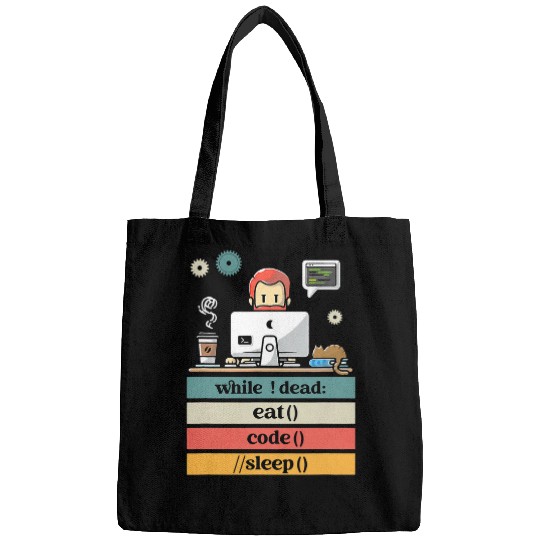 Python Pet Computer Science Python Programmer Eat Code Sleep Coder Bags