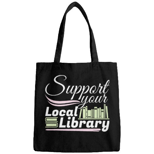 Book Fun Support Your Local Library 1 Bags