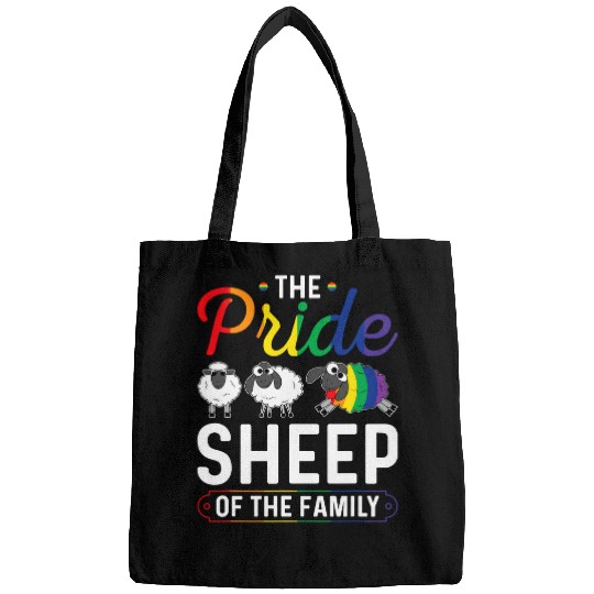 Sheep Pet LGBT Rainbow Sheep Of The Family Gay Lesbian Pride Month Bags