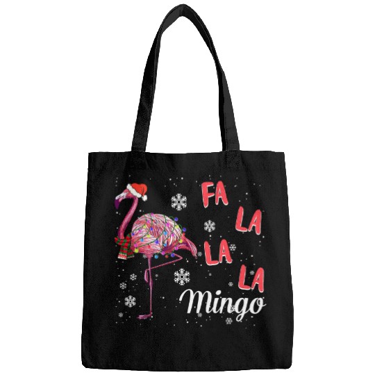 Flamingo Pet Fa la la Santa Flamingo Christmas Lights Costume 4 Bags