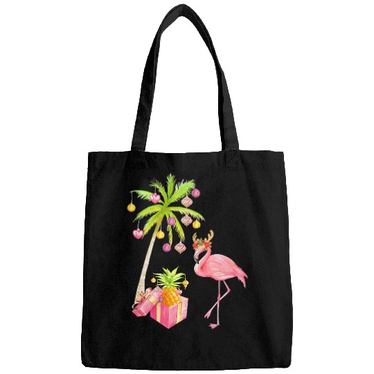 Flamingo Pet pineapples Mele Kalikimaka Funny314 Bags