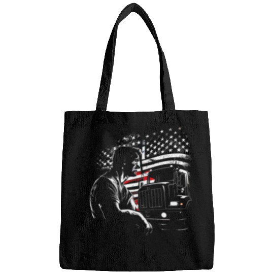 Truck Fun American Big Rigs Diesel Truck Driver 5 Bags