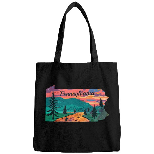Fishing Fun vintages Fish Pennsylvania State Map PA Fly Fishing Bags