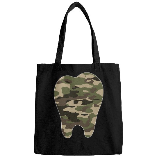 dentists Job Camoflauge Clothing Tooth Camo Military Tactical Fun Bags