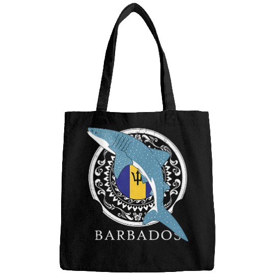 Shark Pet Barbados Flag Bajan Pride Whale Bags