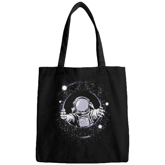 Astronaut Job Black Hole Portal Galaxy New Regular Fit Bags
