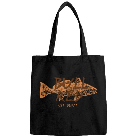 Fishing Fun Bull Red Texas Redfish Git Bent Fishing Gulf Coast Bags