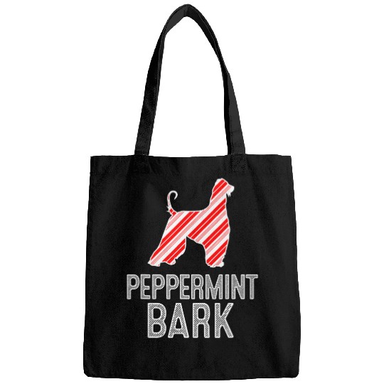 Afghan Hound Pet Peppermint Bark Christmas Bags
