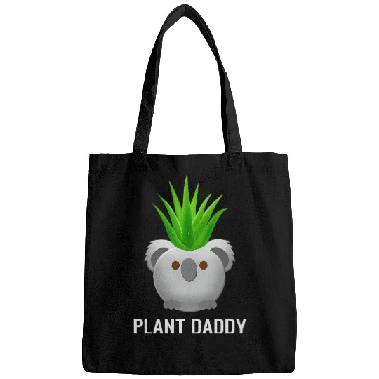 Koala Pet Mens Plant Daddy Koala Animal Planter Pot Graphic Gardening Dad Bags