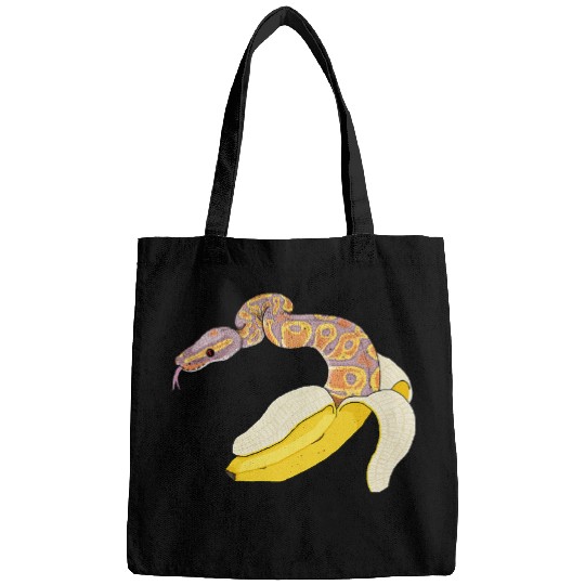Python Pet Banana Ball Python Snake Reptile Herpetologist Ophiology 1 Bags