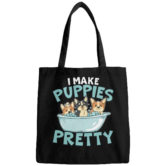 I Make Puppies Pretty Fur Artist Dog Grooming Dog Groomer Bags
