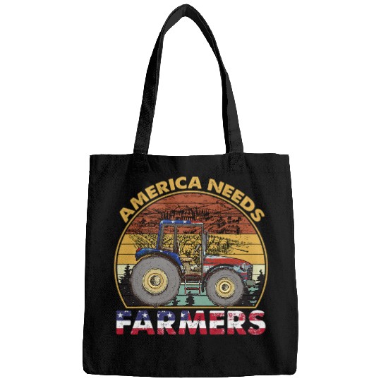 Tractor Fun driving America Needs Farmers Farming Farmer Tractor Farm Bags