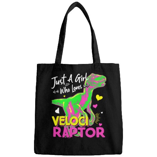Dinosaur Pet Just A Girl Who Loves Velociraptor Girl Dinosaur Party Bags