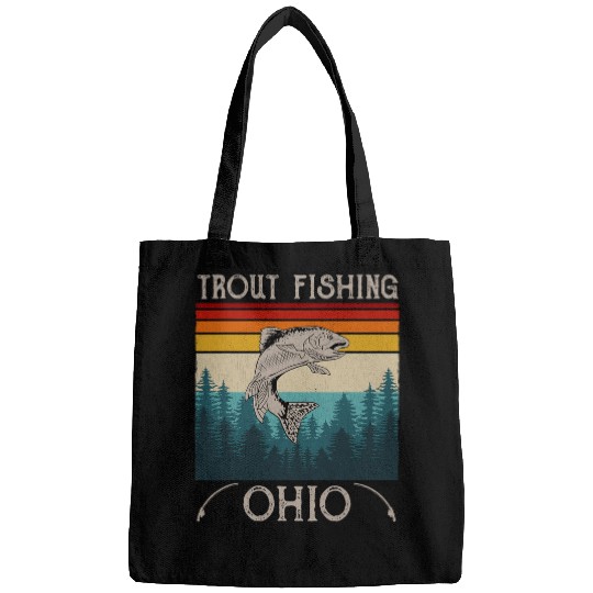 Fishing Fun vintages Trout Fishing Ohio for a Trout Bags