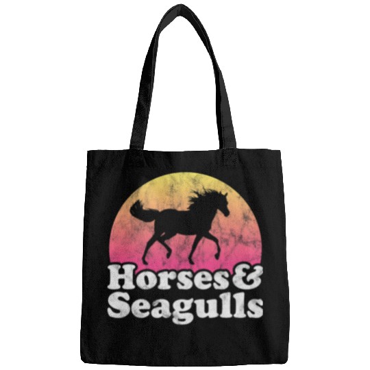 Horse Pet and Seagull Women or Girls Horses Seagulls Bags