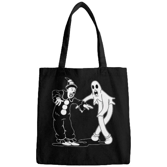 Koko the Clown and ghosts Dancing Bags