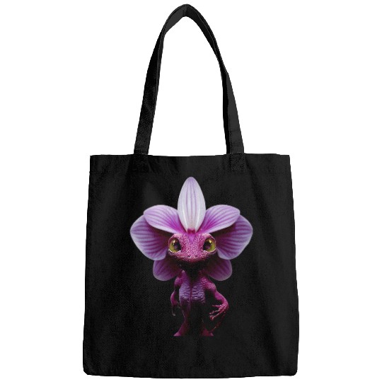 Gecko Pet Orchid Kobold Flower Purple Character Gecko Fantasy Magical Bags
