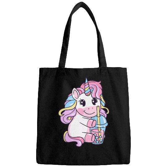 Unicorn Pet Kawaii Bubble Tea Unicorn Boba Tea for Milk Tea Lover Bags