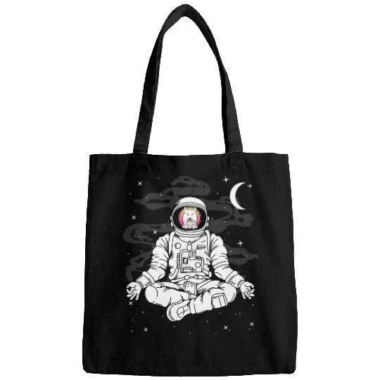 Astronaut Job Yoga Saitama Inu Coin To The Moon Crypto Token Men Bags