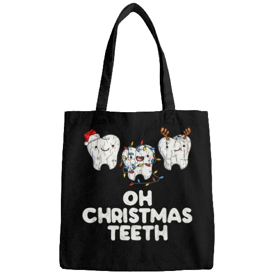 dentists Job Christmas Dental Hygienist Gift xmass Teeth Bags