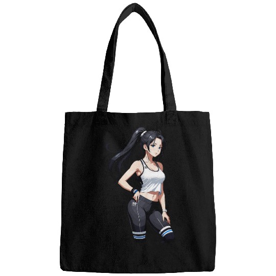Sexy Waifu Fitness Anime Sport Girl Japanese Bags