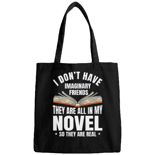Novelist Author Novel Writer Storyteller Imaginary Friends Bags