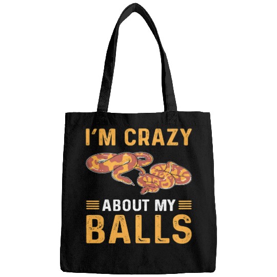 Python Pet Im crazys About My Balls Royal Python Banana Ball Python Bags