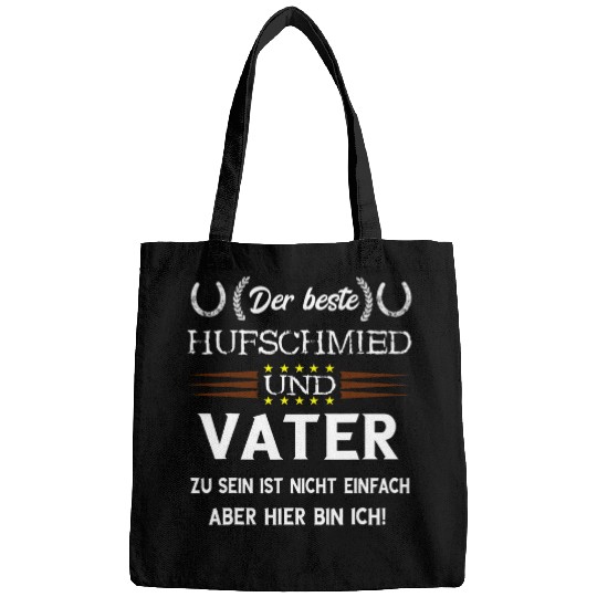 Horse Pet Mens Hufschmied Father Horse Smith Horseshoe Horses Blacksmith Daddy Bags