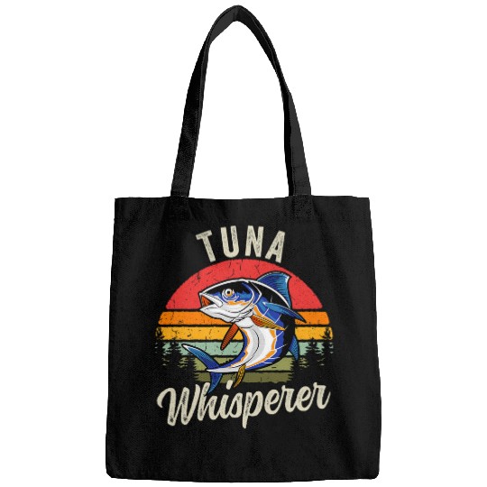 Fishing Fun vintages Tuna Whisperer Funny Fish Deep Sea Fishing Lover Bags