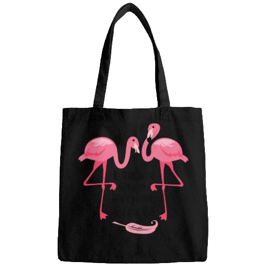 Flamingo Pet Hater Attitude Flamingo Dont Give A Flock F Off Adulting Bags