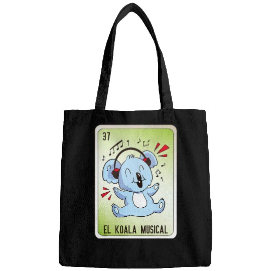 Koala Pet El Koala Musical Mexican Slang Chicano Bingo Cards Bags
