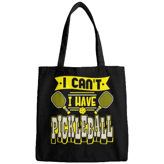 Sport Pickleball I Cant I Have Pickleball Player Funny Men Women 2 Bags