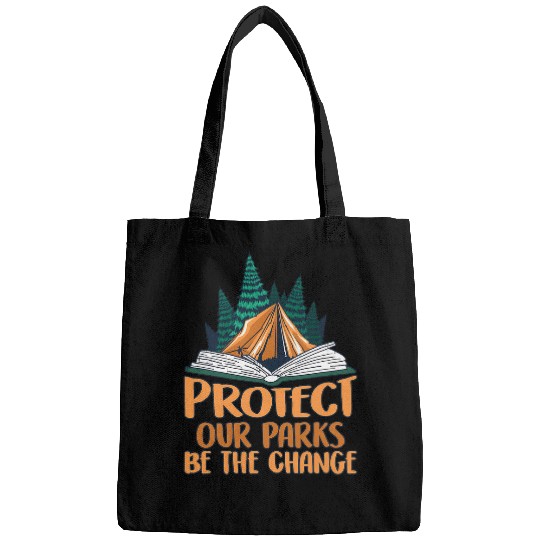 Book Fun Protect Our Parks Be The Change Nature Book Environment 1 Bags