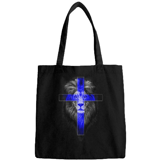 Lion Pet Faith Blue Ribbon Child Abuse Prevention Support Squad Bags