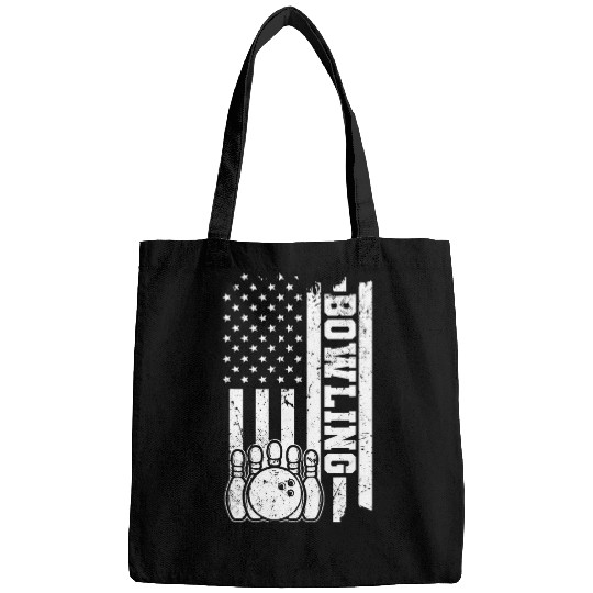 Sport Bowling america flag cone skittles bowling Bags