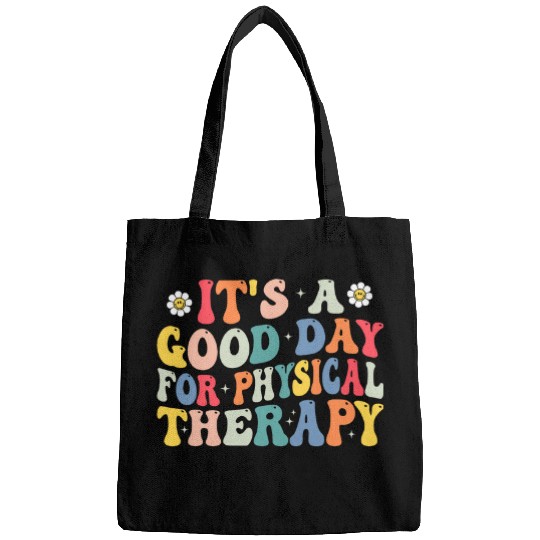Groovy Its A Good Day For Physical Therapy PT Therapist Bags