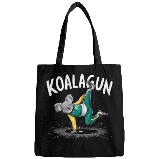 Koala Pet Funny Breakdancing Koala Australian Olympics Mens Womens Fun Bags